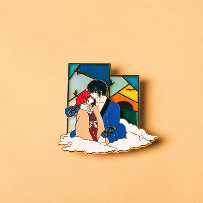 Kimono Series: Royal Love Enamel Pin