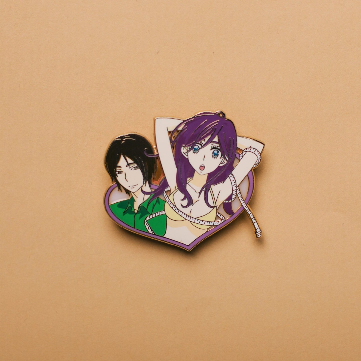 Seri and Mutsu Enamel Pin