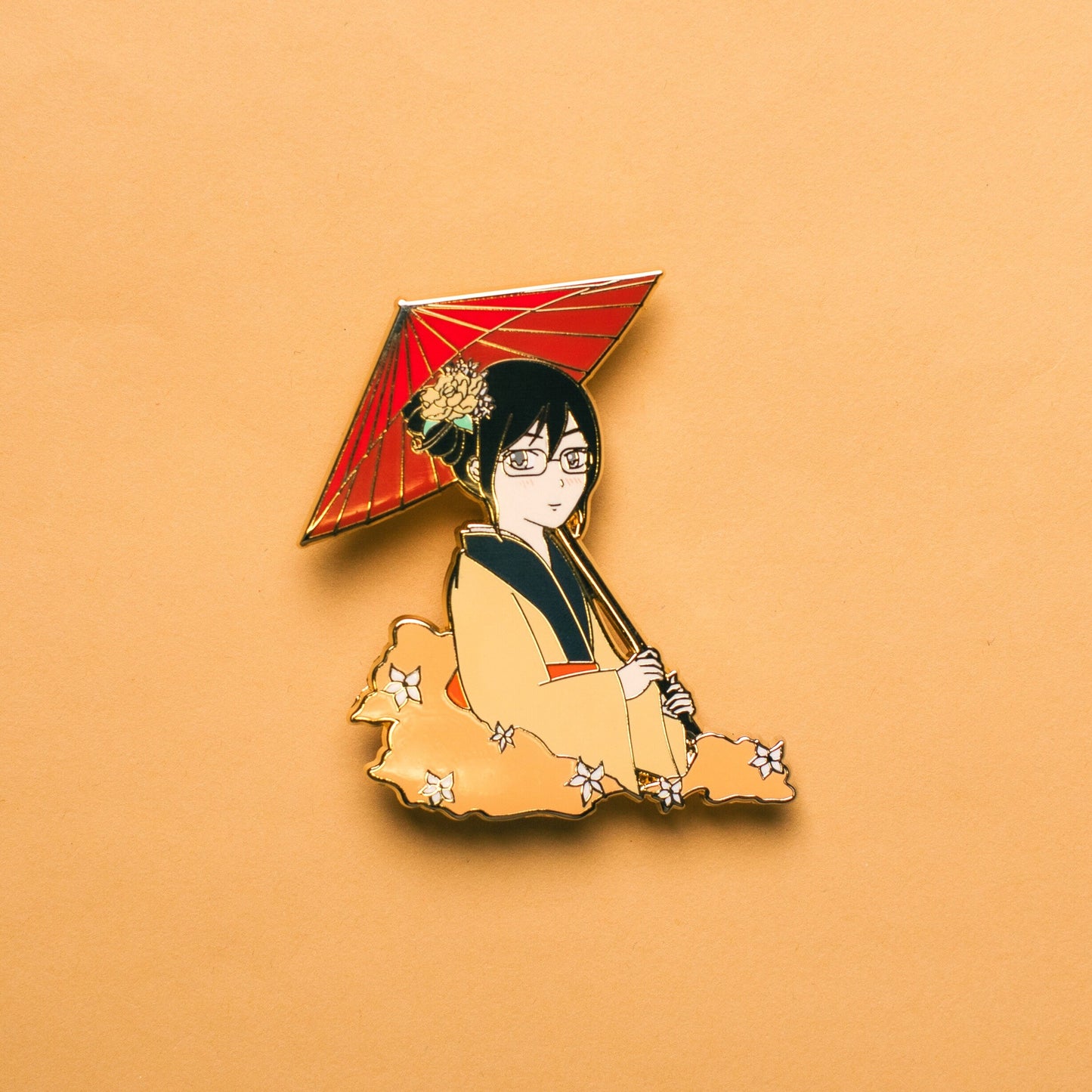 Kimono Series: Volleyball Manager Enamel Pin